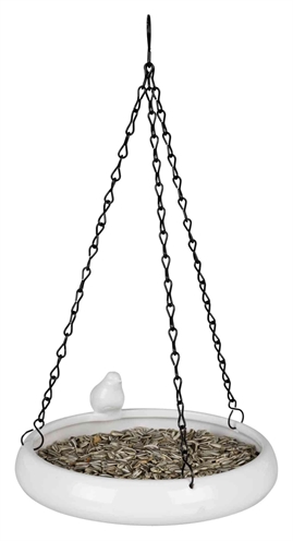 Trixie Hangende Vogeldrinkschaal Keramiek Wit 21x21 cm 500 ml