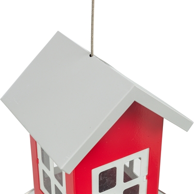 Trixie Voederhuis Metaal Rood 20 cm 1 ltr voor tuinvogels