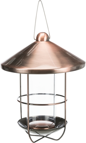 Trixie Voerdispenser Metaal Koper 19x9 CM 500 ML met Beschermrooster