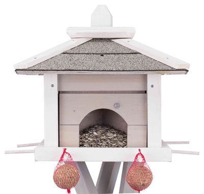 Trixie Natura Voederhuis met Standaard en 4 Silo's 46x46x35 cm