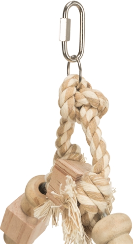 Trixie Boogschommel Hout 20x29 cm voor Vogels 3 st