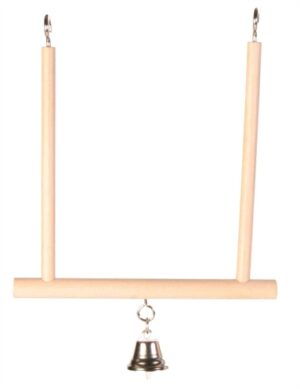 Trixie Trapezeschommel Met Bel Hout 12x13 CM 4 ST