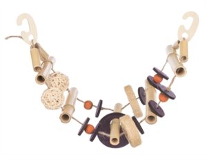 Trixie Hangbrug 45 CM van Bamboe, Kokos en Sisaltouw - 3 Stuks