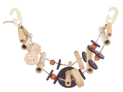 Trixie Hangbrug Aan Sisalkoord Bamboe / Kokos / Riet / Hout 45 CM 3 ST