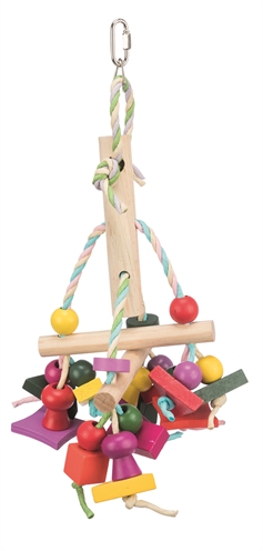 Trixie Speelgoed Hout met Papieren Bandjes 31 CM 3 ST
