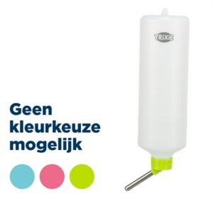 Trixie Drinkfles Kunststof Met Draadbeugel Assorti 600 ML 3 ST