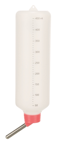 Trixie Drinkfles Kunststof 450 ML met Draadbeugel Assorti 12 ST