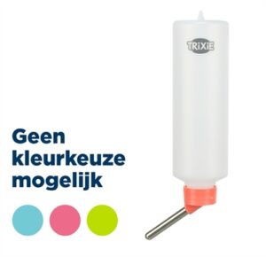 Trixie Drinkfles Kunststof Met Draadbeugel Assorti 250 ML 3 ST
