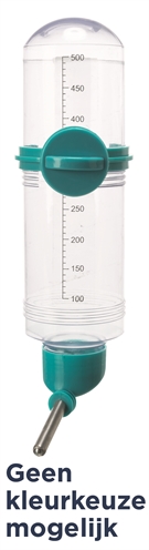 Trixie Drinkfles Kunststof Met Schroefbevestiging Assorti 500 ML 3 ST