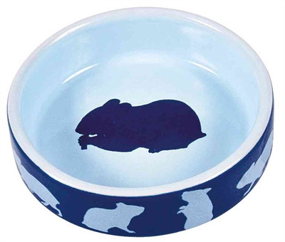 Trixie Voerbak Keramiek Hamstermotief 80 ML 8 CM 4ST