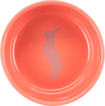Trixie Voerbak Konijnmotief Keramiek 11 cm 250 ml 4 st