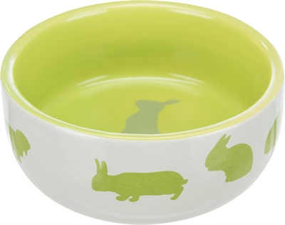 Trixie Voerbak Konijnmotief Keramiek 11 cm 250 ml 4 st