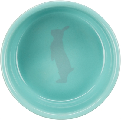 Trixie Voerbak Konijnmotief Keramiek 11 cm 250 ml 4 st