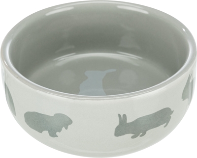 Trixie Voerbak Konijnmotief Keramiek 11 cm 250 ml 4 st