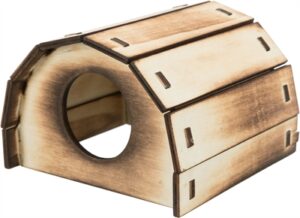 Trixie Huis Mikkel Hamster Hout 13x12x9 CM 2 ST