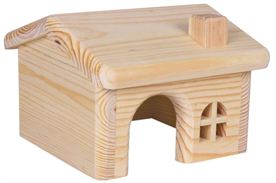 Trixie Huis Hamster Hout Spijkervrij 15x15x11 CM 2 ST