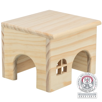 Trixie Hamsterhuis Hout Spijkervrij 15x15x12 cm 2 st