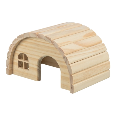 Trixie Huis Hamster Hout Spijkervrij 19x13x11 cm 2 stuks