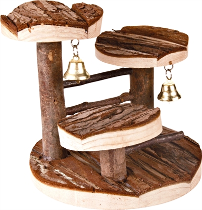 Trixie Klauterrek Met Klokje Hamster Schorshout 14x14x14 CM 2 ST