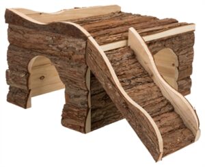 Trixie Huis Ineke 2 Uitgangen Konijn Schorshout 50x38x25 CM