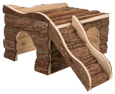 Trixie Huis Ineke 2 Uitgangen Konijn Schorshout 50x38x25 CM