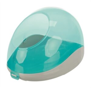 Trixie Zandbad Degoes / Chinchilla's Kunststof Grijs / Turquoise 27x16x18 CM 2 ST