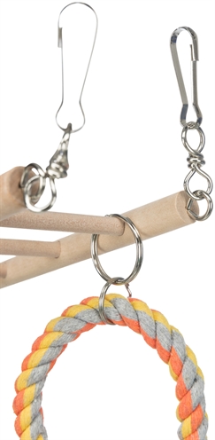 Trixie Hangbrug met Touwladder 35x15 cm voor Fret en Knaagdier