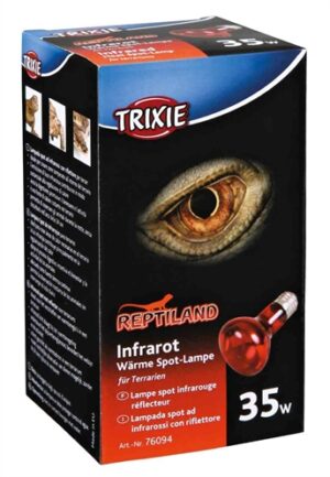 Trixie Reptiland Infrarood Warmtelamp 6,3x6,3x10 CM 35 Watt 3 ST