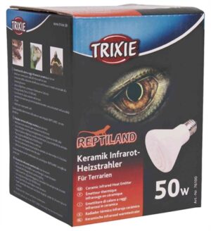 Trixie Reptiland Keramische Infrarood Warmtestraler 7,5x7,5x10 CM 50 Watt
