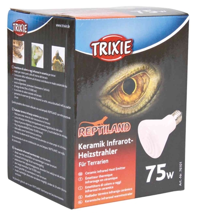 Trixie Reptiland Keramische Infrarood Warmtestraler 7,5x7,5x10 CM 75 Watt