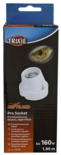 Trixie Reptiland Keramische Fitting Pro Socket Recht 1 stuk