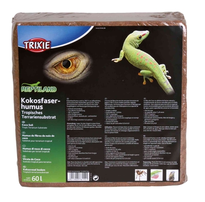 Trixie Reptiland Kokosvezelhumus Substraat Geperst Uitbreiding 60 Ltr