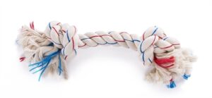 Martin Flostouw Tricolor 2 Knopen 16 cm voor honden