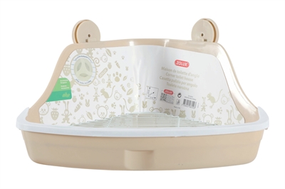 Zolux Hoektoilet Knaagdier Beige 32x25x15 cm