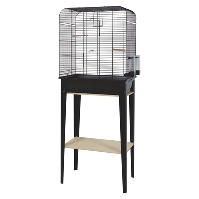 Zolux Vogelkooi Chic Loft Zwart 134x53,5x33,5 CM