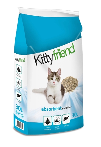 Kitty Friend Absorbents Kattenbakvulling 30 Ltr