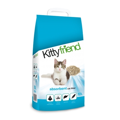 Kitty Friend Absorbents Kattenbakvulling 10 Ltr
