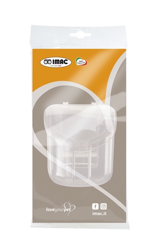 Imac Voerbakje Star 8x8,5x8,5 cm voor vogels