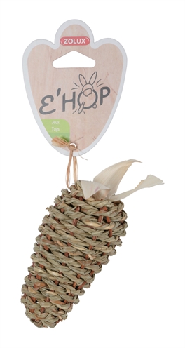 Zolux Ehop Wortel Zeegras 12 cm voor knaagdieren
