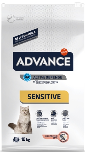 Advance Kat Volwassen Sensitive Zalm 10 KG