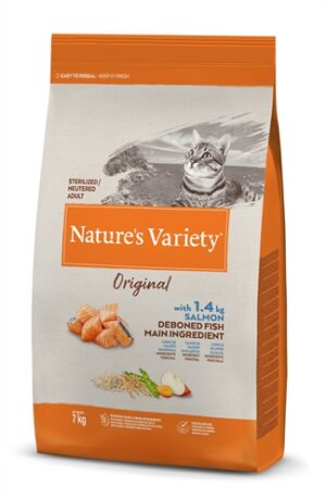 Natures Variety Original Sterilized Salmon 7 KG Kattenvoer