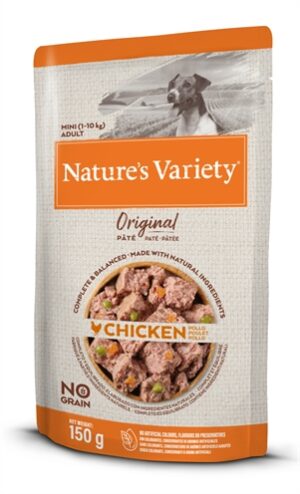 Natures Variety Original Mini Pouch Chicken 8x150 GR