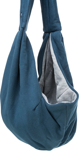 Trixie Draagtas Buikdrager Sling Blauw/Grijs 22x20x60 cm