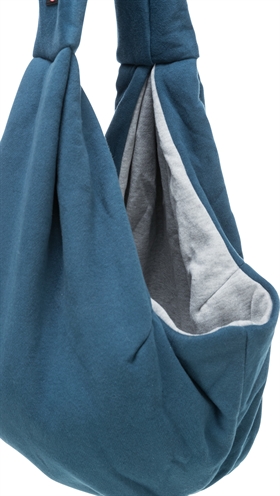 Trixie Draagtas Buikdrager Sling Blauw/Grijs 22x20x60 cm