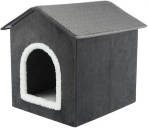 Trixie Hondenmand/Kattenmand Huis Livia Grijs/Wit 38x41x44 cm