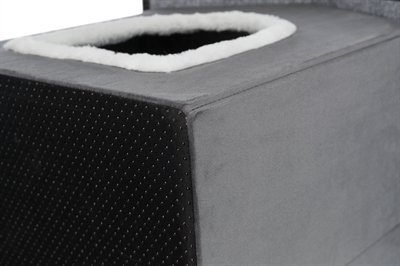 Trixie Hondenmand/Kattenmand Huis Livia Grijs/Wit 38x41x44 cm — Een veilige plek voor jouw huisdier