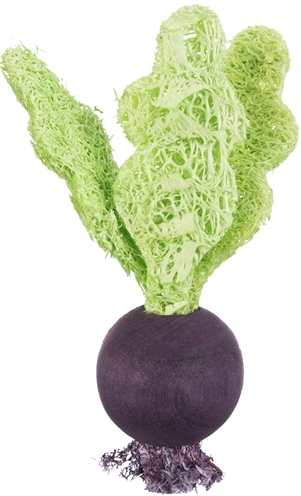 Trixie Speelbal Set Biet/Aardbei Hout/Loofah 6/9 cm