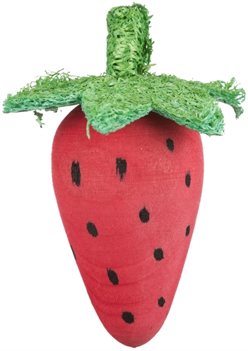 Trixie Speelbal Set Biet/Aardbei Hout/Loofah 6/9 cm