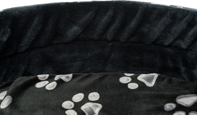 Trixie Hondenmand Jimmy Ovaal Zwart 95x85 cm — Comfortabele rustplek voor jouw hond