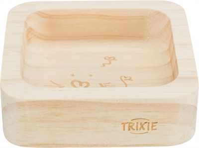 Trixie Voerbak Hout Muis / Hamster 8x8 CM 60 ML 4ST